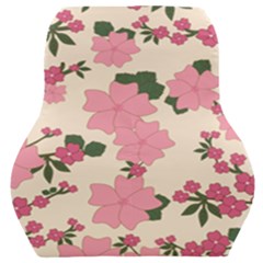 Floral Vintage Flowers Wallpaper Car Seat Back Cushion  by Mariart