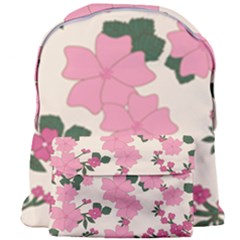 Floral Vintage Flowers Wallpaper Giant Full Print Backpack by Mariart