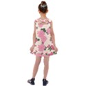 Floral Vintage Flowers Wallpaper Kids  Cross Back Dress View2