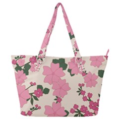 Floral Vintage Flowers Wallpaper Full Print Shoulder Bag