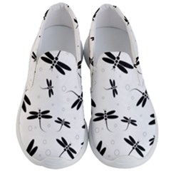 Dragonflies Pattern Men s Lightweight Slip Ons