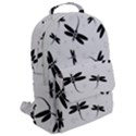 Dragonflies pattern Flap Pocket Backpack (Large) View2