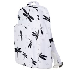 Dragonflies Pattern Double Compartment Backpack by Valentinaart