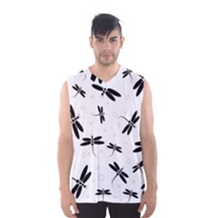 Dragonflies Pattern Men s Basketball Tank Top by Valentinaart