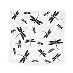 Dragonflies Pattern Square Tapestry (small) by Valentinaart