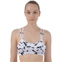 Dragonflies pattern Line Them Up Sports Bra View1