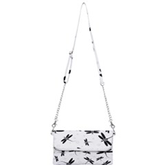 Dragonflies Pattern Mini Crossbody Handbag