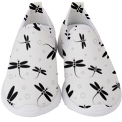 Dragonflies Pattern Kids  Slip On Sneakers