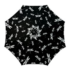 Dragonflies Pattern Golf Umbrellas by Valentinaart