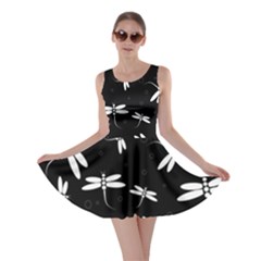 Dragonflies pattern Skater Dress