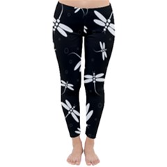 Dragonflies pattern Classic Winter Leggings