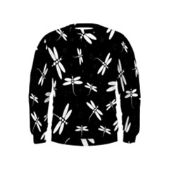 Dragonflies pattern Kids  Sweatshirt