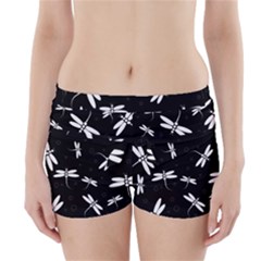 Dragonflies pattern Boyleg Bikini Wrap Bottoms