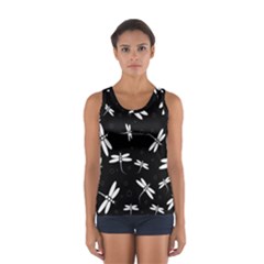 Dragonflies pattern Sport Tank Top 