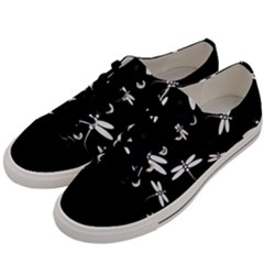 Dragonflies pattern Men s Low Top Canvas Sneakers