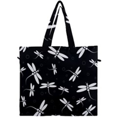 Dragonflies pattern Canvas Travel Bag