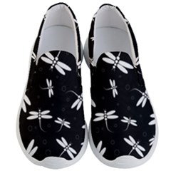 Dragonflies Pattern Men s Lightweight Slip Ons