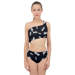 Dragonflies Pattern Spliced Up Two Piece Swimsuit by Valentinaart