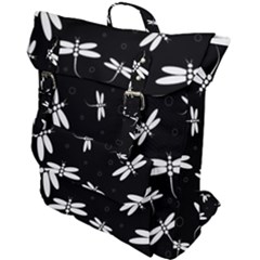 Dragonflies Pattern Buckle Up Backpack