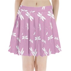 Dragonflies Pattern Pleated Mini Skirt by Valentinaart