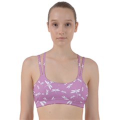 Dragonflies Pattern Line Them Up Sports Bra by Valentinaart