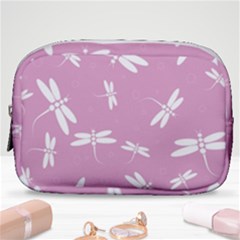 Dragonflies Pattern Make Up Pouch (small) by Valentinaart