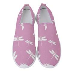 Dragonflies Pattern Women s Slip On Sneakers