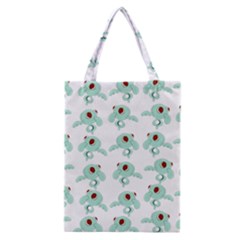 Squidward In Repose Pattern Classic Tote Bag by Valentinaart