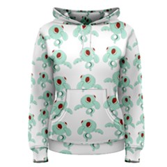 Squidward In Repose Pattern Women s Pullover Hoodie by Valentinaart