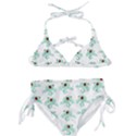 Squidward In Repose pattern Kids  Classic Bikini Set View1