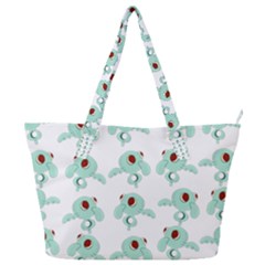 Squidward In Repose Pattern Full Print Shoulder Bag