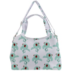 Squidward In Repose Pattern Double Compartment Shoulder Bag