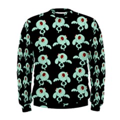 Squidward In Repose Pattern Men s Sweatshirt by Valentinaart