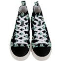 Squidward In Repose pattern Men s Mid-Top Canvas Sneakers View1