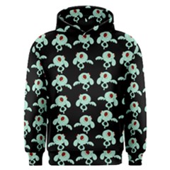 Squidward In Repose Pattern Men s Overhead Hoodie by Valentinaart