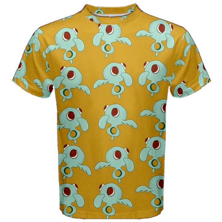 Squidward In Repose pattern Men s Cotton Tee