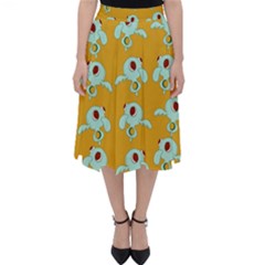 Squidward In Repose Pattern Classic Midi Skirt