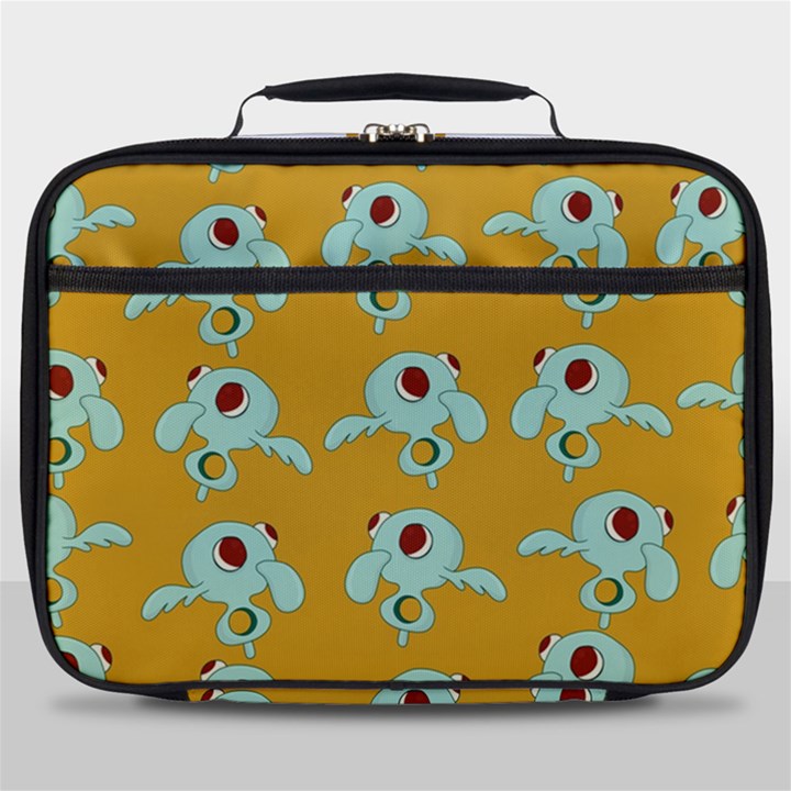 Squidward In Repose pattern Full Print Lunch Bag