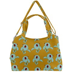 Squidward In Repose Pattern Double Compartment Shoulder Bag