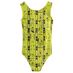 Shima Shima 1 Kids  Cut-out Back One Piece Swimsuit by ArtworkByPatrick