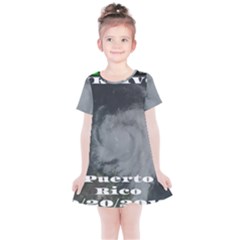 Survivor Of Hurricane Maria Puerto Rico Kids  Simple Cotton Dress by StarvingArtisan