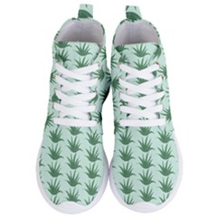 Aloe-ve You, Very Much  Women s Lightweight High Top Sneakers by WensdaiAmbrose