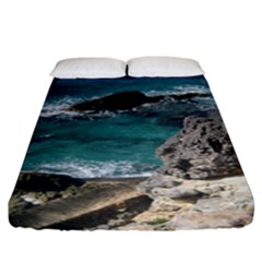 Isla Mujeres Mexico Fitted Sheet (california King Size) by StarvingArtisan