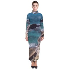 Isla Mujeres Mexico Turtleneck Maxi Dress