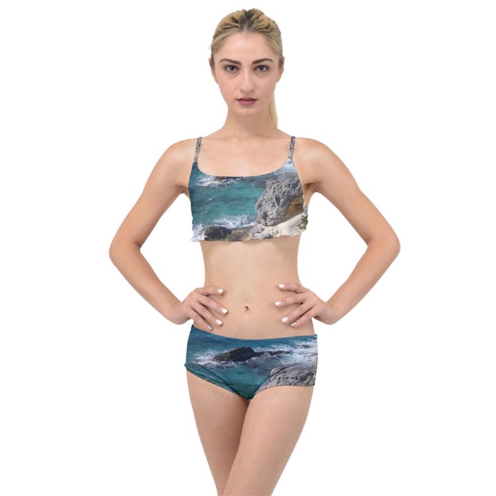 Isla Mujeres Mexico Layered Top Bikini Set