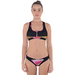 Cosmo Cocktails Cross Back Hipster Bikini Set by StarvingArtisan