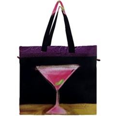 Cosmo Cocktails Canvas Travel Bag by StarvingArtisan