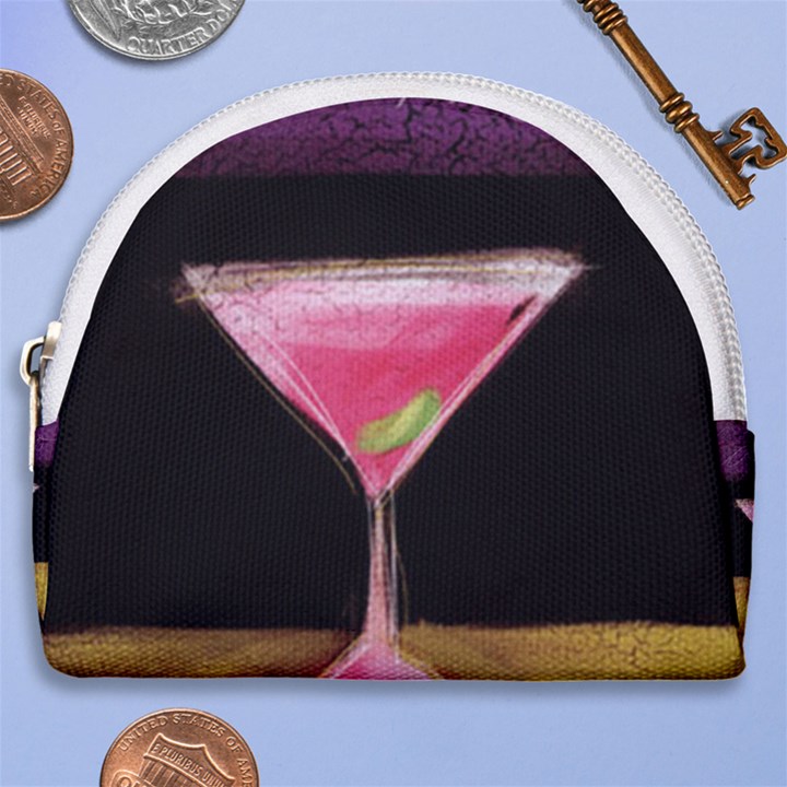 Cosmo Cocktails Horseshoe Style Canvas Pouch