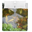 Koi Fish Pond Duvet Cover Double Side (Queen Size) View1