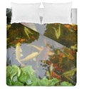 Koi Fish Pond Duvet Cover Double Side (Queen Size) View2